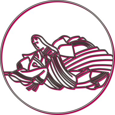 Renk Gölgesi Dairesel Hyakunin Isshu Kokamonin Betto