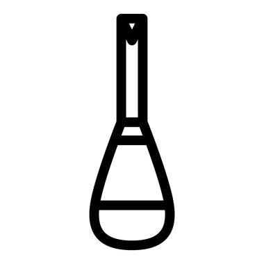 Çizgi çizme aracı tek simge düz başlıklı tornavida