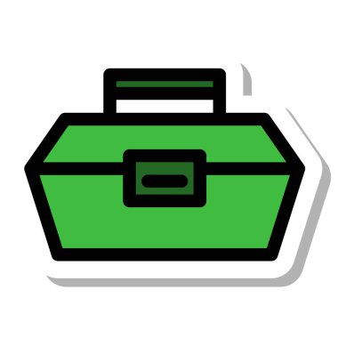 Çıkartma Çalışma aracı tek öge simgesi araç kutusu