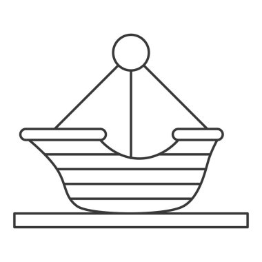 Satır çizimi temalı tema parkı ilgili tek resim ikonu Viking