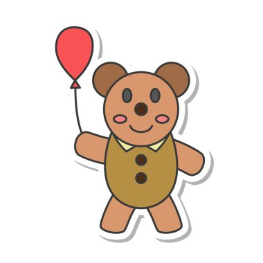 Çıkartma Tema Parkı ile ilgili tek öge illüstrasyon simgesi maskotu