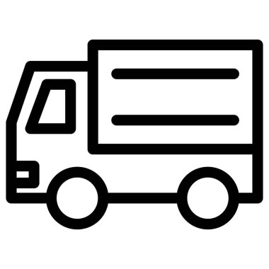 Satır çizimi Araç simgesi çizim kamyonu