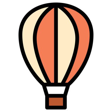 Renkli Araç simgesi resimleme balonu