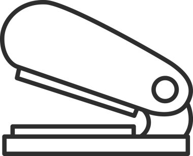 Satır çizimi materyal aracı Stapler ile ilgili tek öge simgesi