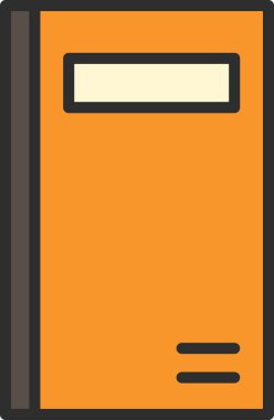 Renkli öğretim materyalleri araç defteriyle ilgili tek öge simgesi