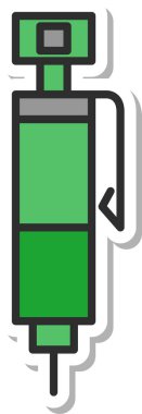 Yapıştırma malzemelerinin öğretilmesi ile ilgili tek öge simgesi Mekanik kalem