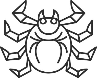 Mini böcek tek simge maytı