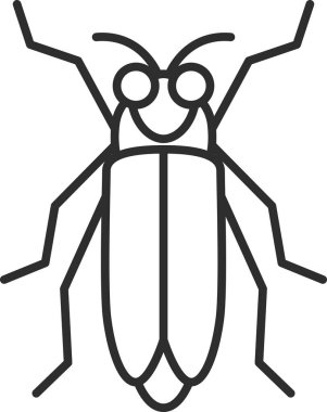 Mini böcek tek simge ateşböceği