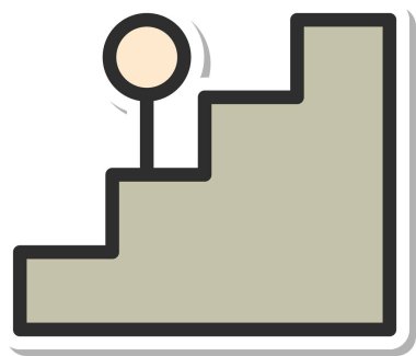 Çıkartma istasyonu ile ilgili tek öge simgesi merdivenleri