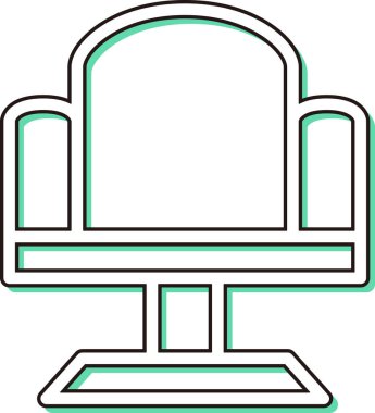 Renk gölge istasyonu ile ilgili tek öge simgesi bankı