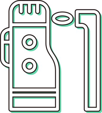 Renk gölge istasyonu ile ilgili tek öge simgesi mikrofonu