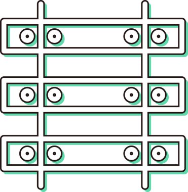 Renk gölgesi ile ilgili tek simge izi