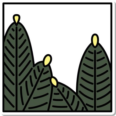 Etiket meydanı sade Hanafuda Mutsuki çamı Ocak çam ağacı pisliği