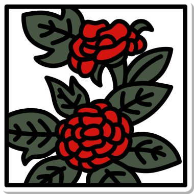 Etiket karesi mini hanafuda Minazuki şakayık haziran şakayığı