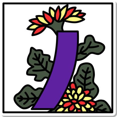 Etiket kare basit hanafuda uzun ay kasımpatısı mavi kısa Eylül kasımpatısı mavi kısa kasımpatı