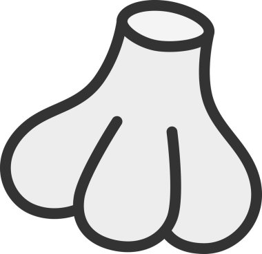 Renkli sebze tek parça sarımsak.