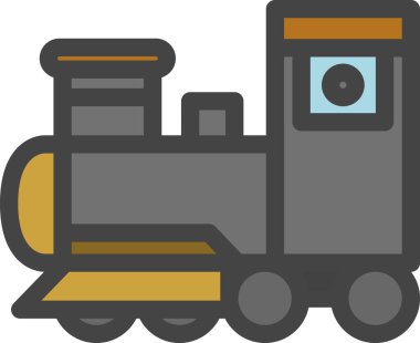 Renklerle ilgili tek öge simgesi lokomotifi