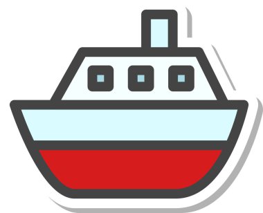 Etiket aracıyla ilgili tek simge yolcu gemisi