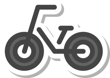 Etiket aracıyla ilgili tek öge simgesi bisikleti