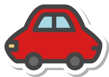 Etiket aracıyla ilgili tek öge simgesi otomobili