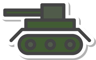 Çıkartma aracı ile ilgili tek öge simgesi tankı