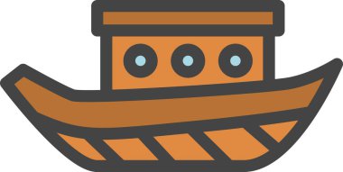 Renkli araç ile ilgili tek öge simgesi Zevk teknesi