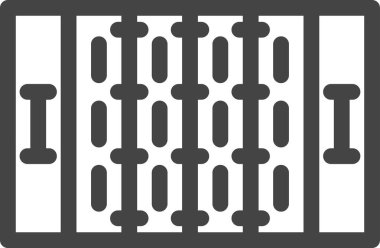 Satır çizimi sporla ilgili tek öge rugby mahkemesi