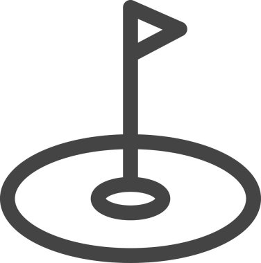 Satır çizimi sporla ilgili tek öge simgesi yeşil