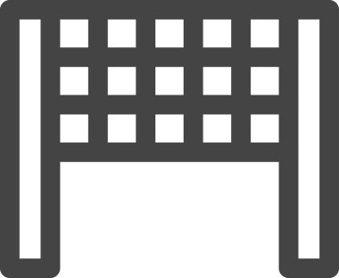 Satır çizimi sporla ilgili tek öge simgesi ağı