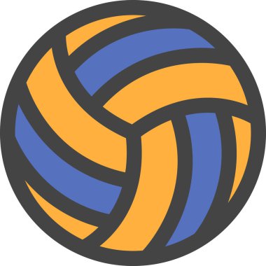 Renk sporuyla ilgili tek öge voleybol simgesi