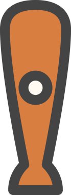 Renk sporuyla ilgili tek öge simgesi beyzbol sopası