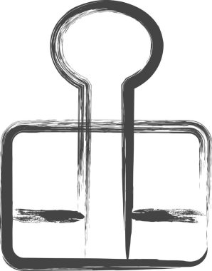 Fırça yazma okulu araçlarıyla ilgili tek öge simgesi klibi