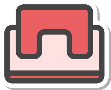 Çıkartma okulu araçlarıyla ilgili tek öge simgesi Delik yumruğu