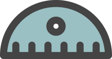 Renk okulu araçlarıyla ilgili tek öge simgesi: açıölçer