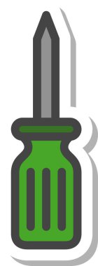 Çıkartma aracı ile ilgili tek öge simgesi tornavida