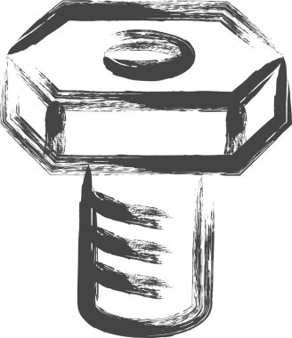 Fırça yazma araçlarıyla ilgili tek öge simgesi