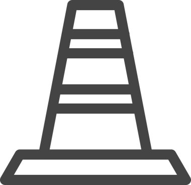 Satır çizim araçlarıyla ilgili tek öge simgesi üçgen koni