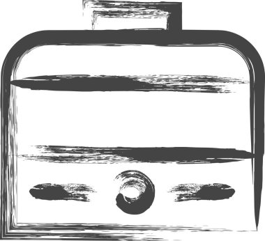 Günlük ihtiyaçlarla ilgili tek öge simgesi fırça nemlendirici tarafından yazılan ev aletleri