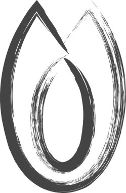 Günlük fırça yazma gereksinimleriyle ilgili tek öge simgesi ev aletleri iplik kesme makası