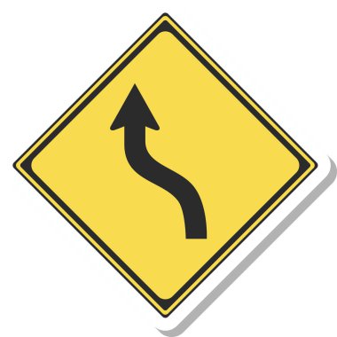 Yapıştırma İşaretin sırt bükme ile tek gösterimi