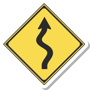 Yapıştırma Zigzag katlı imzanın tek gösterimi