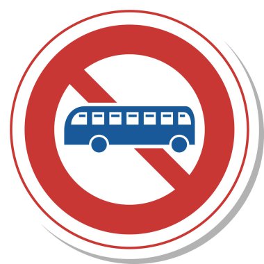 Bir işaretin tek gösterimi: Büyük yolcu araçları için giriş yasak