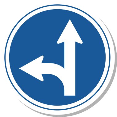 İşaretin tek bir gösterimi: Belirtilen yön dışında herhangi bir yönde ilerlemek yasaktır