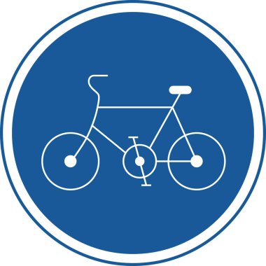 Belirli küçük motorlu bisiklet ve bisikletler için işaretlerin tek renk çizimi