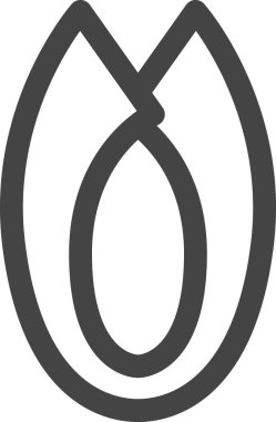 ev aletleri için satır çizimi simgesi: İplik makası