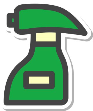 Ev aletleri için tek etiket simgesi: Deterjan spreyi