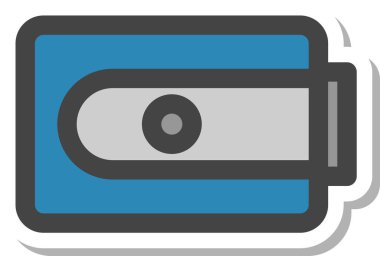 Çıkartma Okulu malzeme ikonu: kalem açacağı