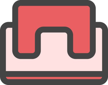 Okul malzemeleri ile ilgili tek simge: Delik yumruğu ve çıtçıt