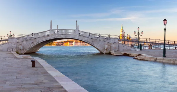 Venetiansk Lagun Och San Giorgio Maggiore Vid Soluppgången Venedig Italien — Stockfoto