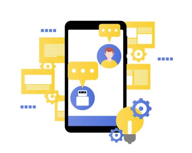 Yapay zeka ve doğal dil işleme mühendisliğinin büyük dil modellerine sahip yapay zeka ve sohbet robotu